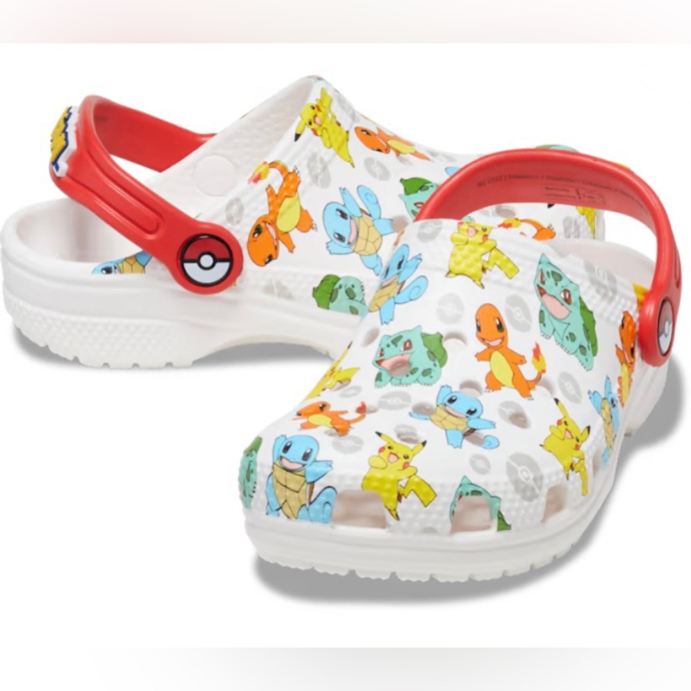 NWT CROCS TODDLERS' CLASSIC POKEMON CLOG